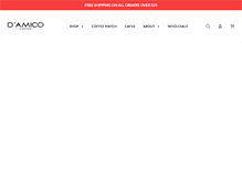 Tablet Screenshot of damicocoffee.com